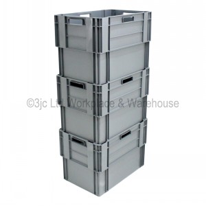 Standard Euro Box 60cm Solid Sides & Base 80 Litre